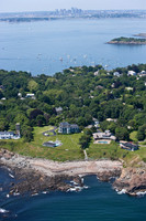 Nahant Residential with Boston in Background