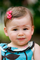 2009-07-01 Zoe Rey 1st Birthday Portrait