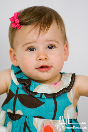 Zoe Rey 1st Birthday Portrait