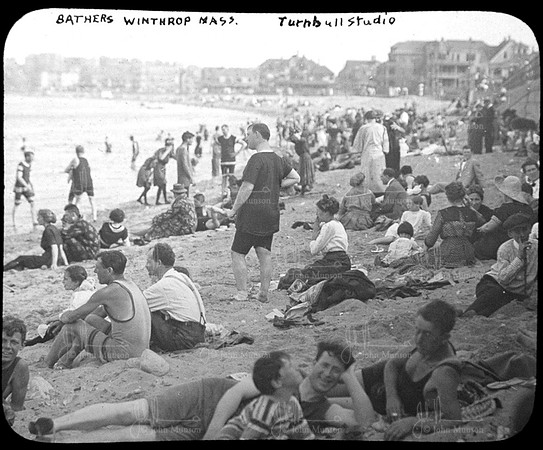 Bathers Winthrop Beach