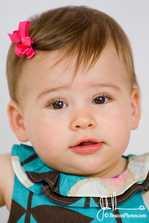 Zoe Rey 1st Birthday Portrait
