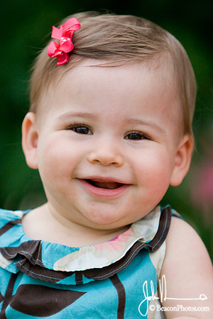 Zoe Rey 1st Birthday Portrait