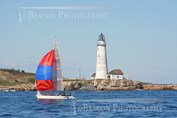 Sailing in Boston Harbor