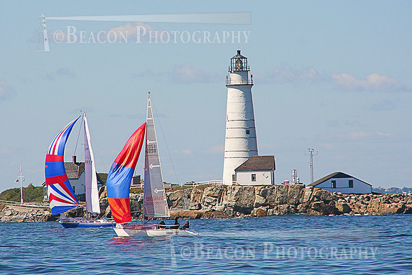Sailing in Boston Harbor