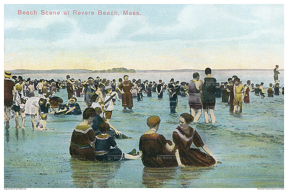 RevereBeach-BeachLadiesinWater_36x24