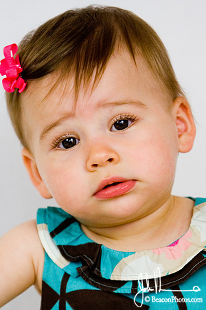 Zoe Rey 1st Birthday Portrait