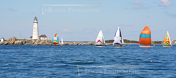 Sailing in Boston Harbor