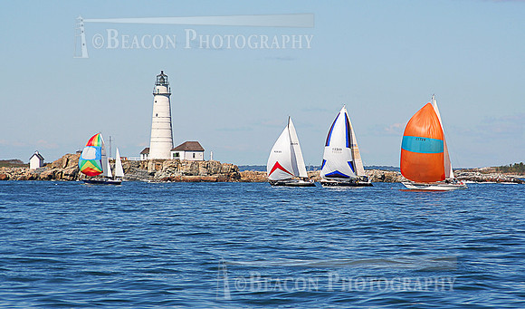 Sailing in Boston Harbor