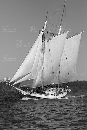 Schooner in Boston Harbor