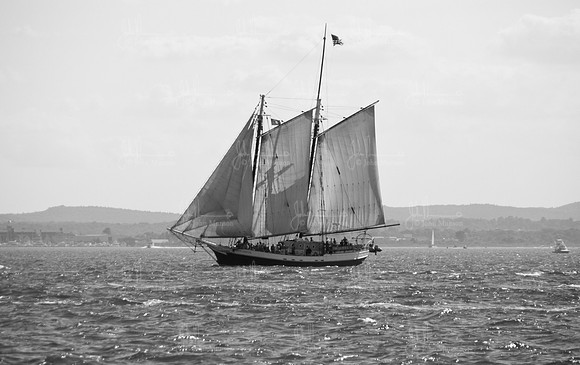 Schooner in Boston Harbor