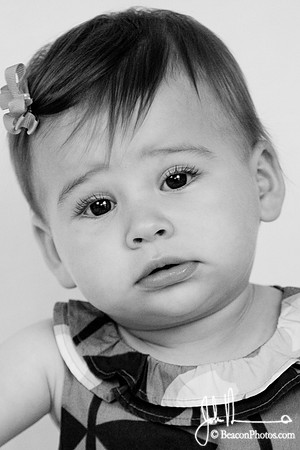 Zoe Rey 1st Birthday Portrait