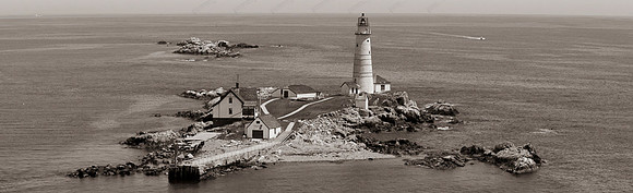 Boston Light Aerial view